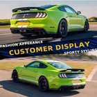 Rear Spoiler Wing Compatible With 2015-2024 Mustang V6 v8 shelby gt ecoboost