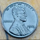 1943 Lincoln Wheat Cent Steel Penny Single Bu From Original Bank Roll