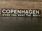 Copenhagen Tastes Better Porcelain Like Sign Tobacco Smoke Cigar Pipe Gas Oil