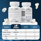 Boric Acid Suppositories For Women 600mg   60 Count   Feminine Hygiene Support