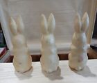 3 Vintage Antique Japan Celluloid Rabbits Red Eyes