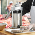 5 Lb  Stainless Steel Commercial Vertical Manual Meat Sausage Stuffer Machine
