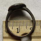 Rare Genuine Ancient Roman Silver Seal Ring Artifact Intact Hippocampus 2 C Ad