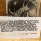 Sea Monster Ex Libris Bookplate Researched Artist Is Renowned Erich Buettner