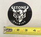 Stone Brewery Black Circle Gargoyle 3 5  Sticker Decal Craft Beer Brewing