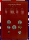 Coin Sets Of All Nations W card Unc 1 5 10 50 100 200 Peso 1985 20 Pesos 1984