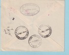 1927 Uruguay Registered Airmail Cover Montevideo To Buenos Aires Overprints