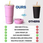 Frost Buddy Togo 30oz Tumbler - Insulated 30 Ounces  Amethyst - One Lid