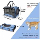 Soft-sided Pet Carrier-for Large medium Cats puppies max 20 Lbs