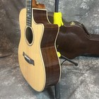 All Solid Wood Cutaway Acoustic Guitar Natural Professional Guitar