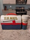 1969 Us Mail Unused Lunch Box   Good Thermos   Vintage   Lunchbox Mr  Zip U s 