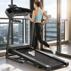 Treadmill With 0-9  Auto Foldable Treadmill For Home Gym 7 5 Mph Running Machine
