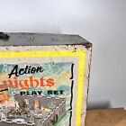 1968 Marx Carry-all Action Fighting Knights Medieval Castle Play Set 102pcs