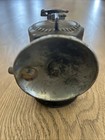 Vtg Justrite Miners Lamp Carbide Air Cooled