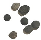 Lot Of Seven Specimens Of Lead Musket Or Grape Shot American Revolution Era