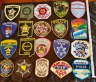 20 Piece Set Of Law Enforcement Police And Sheriffs Shoulder Patches Illinois