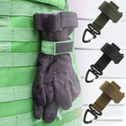 1-5 Pcs Work Gloves Holder Molle Clip Belt Backpack Tactical Hook Loop Hanger