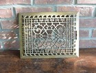 Vintage Cast Iron Register Wall Grate  10x13  Architectural Salvage