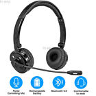 Over Head Noise Cancelling Wireless Bluetooth Stereo Boom Mic Headset Headphone