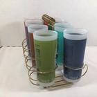 Vintage 1962 Seattle World s Fair Frosted Glasses 14oz   Caddy Lot Of 8
