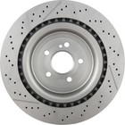 Brembo Vented Drilled Rear Brake Rotor Uv Coated Mercedes Brembo Brake Parts