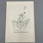 Vtg Walt Disney Gi Roundtable Booklet What Is Propaganda Donald Duck