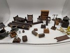 Vintage Marx Fort Apache Western Playset Accessories Furniture Lot 1950s 60s