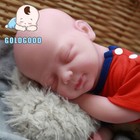18 5  Sleeping Silicone Reborn Baby Boy Newborn Full Body Floppy Silicone Doll