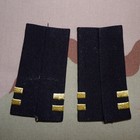 Vintage 1980s Us Army Opfor Black Soviet-style Junior Sergeant Rank Boards