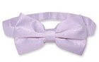 Vesuvio Napoli Bowtie Solid Lavender Purple Color Mens Bow Tie For Tuxedo Suit