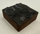 Vintage Printing Press Wood Block Letterpress Wood   Metal - Eagle Logo