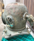 Diving Divers Helmet Japanese Antique Scuba Mask Vintage Metal Japan 17kg