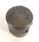 Antique French Pewter Art Nouveau Box  etains D art  Signed A  Chezal