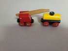 Brio Wooden Railway  33329 Red Crane Train   Cargo Car Good Condition