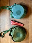 Vintage Set Of 3 Items  Official Girl Scout Mess Kit Canteen Chow Kit   Utensils