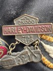 Vtg 1950s Harley Davidson Motorcycle Cap Hat See Notes  100k 50k 25k Mile Ama   