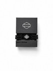 Brand New Harley-davidson Black Stainless Steel Chain Bracelet With New Box