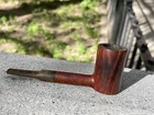 Vintage American Briar Wood Tobacco Estate Pipe Poker Shape Mark Tinsky Usa Made