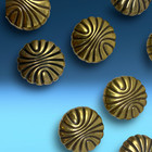 Vintage Lot 15 X Amerock Natural Elegance Knobs Handles Pulls Modern Brass 1337