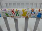 Sesame Street Cot Rail Cover Crib Teething Pad Pure Cotton Handmade