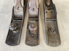 Antique Woodworking Plane Tool Lot Of 3 Stanley Bailey  7 Bedrock  607 Made Usa