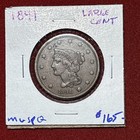 1841 Braided Hair Us Copper Large Cent Nice Original Free Shipping