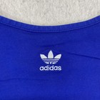 Adidas Originals Dress Womens Medium Blue 3-stripes Bodycon Trefoil Gd2418