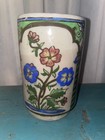 Antique Persian Islamic Handmade Earthenware Vase With Floral Motifs 7   