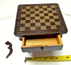 Antique Victorian Doll House Biedermeier Chess Table Furniture As Is