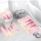 4 Pcs Christmas Bathroom Sets With Christmas Shower Curtain Non Slip Rug Toil   