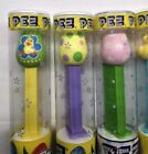 Pez Easter Tube Lot Of 7 Duck Grey White And Pink Bunny Pink Yellow   Green Eggs