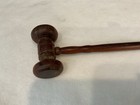 Vintage Wood Gavel 9 Inches For Judge Lawyer Auctioneer Meetings