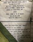 Green Quilted M-65 Field Jacket Liner Army Cold Weather Coat Insert Large  53