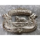 Antique Coffin Casket Plate Plaque Our Darling Funeral Mortuary 1920s 1930s Rare